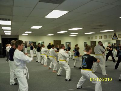 Kenpo class at Logan's Martial Arts