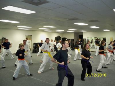 Kenpo class at Logan's Martial Arts