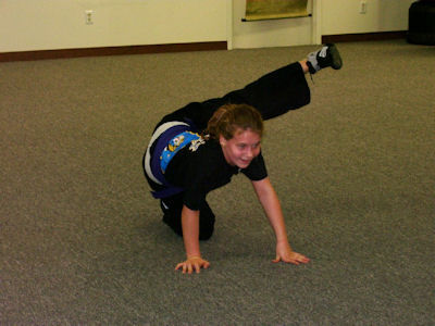 Kids martial arts class at Logan's