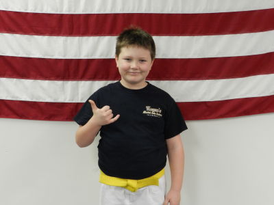 Kids martial arts class at Logan's